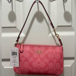Coach Signature Pink Shoulder Bag
